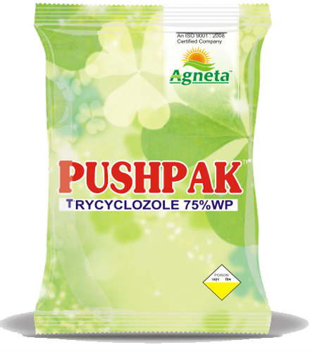 Pushpak - Tricyclazole 75% WP, Fungicide